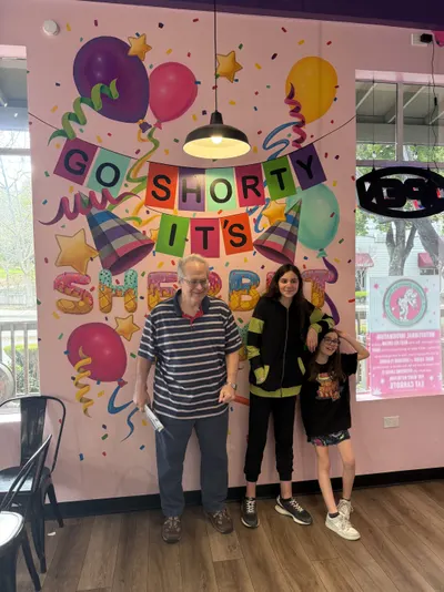 Charles with my chidlren, Kaylee and Natalie.
Dessert Time on 3/22/2025
My Dinsoaur Birthday Party on 6/8/2025